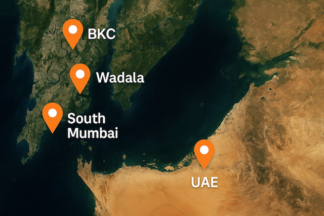 DHM Estates office locations across Mumbai and UAE