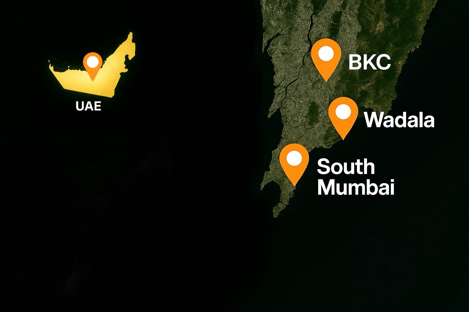 DHM Estates office locations across Mumbai and UAE